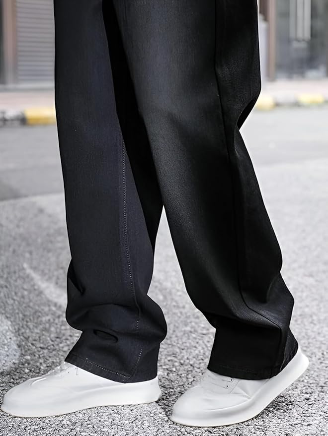 Ben Martin Men Jeans || Baggy Fit Jean's for Man || Loose Fit High Rise Denim || Stretchable Casual Wear Jean,s || Dance Rap Rapping Style Pant for Men || Denim Cotton Jeans (1) - Image 2